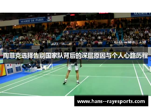 陶菲克选择告别国家队背后的深层原因与个人心路历程